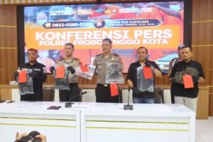 Polres Probolinggo Kota Ungkap Kasus Pembunuhan Manusia Silver, Dua Tersangka Diamankan